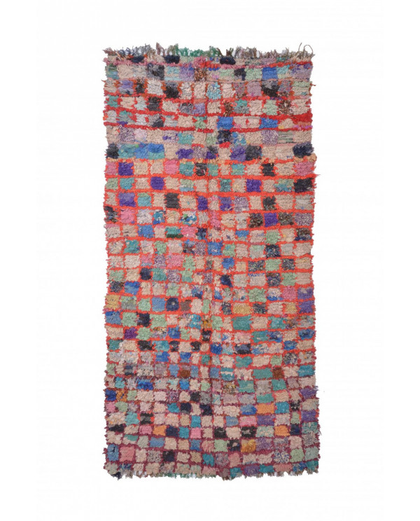 Marokietiškas berberų kilimas Boucherouite 255 x 125 cm 