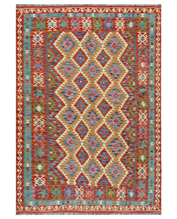 Kilim kilimas Afganistanas 257 x 173 cm 