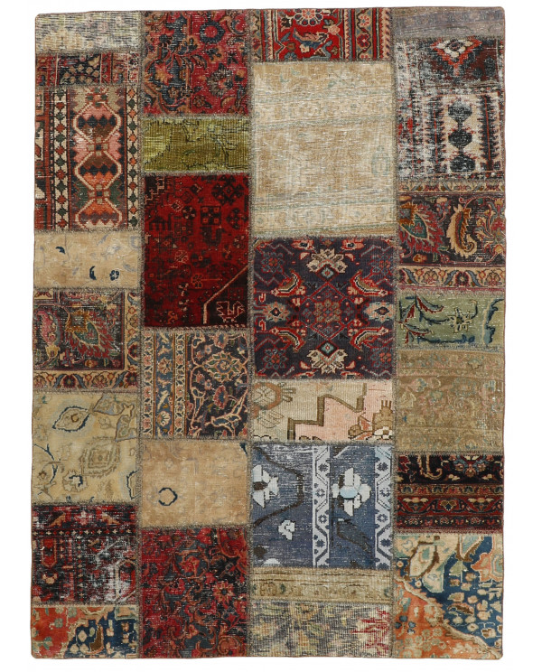 Modernus kilimas Vintage Patchwork - 207 x 144 cm 