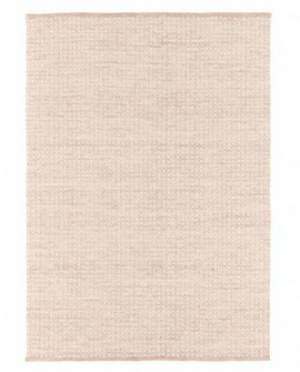 Vilnonis kilimas - Snowshill (rožinė/balta) 