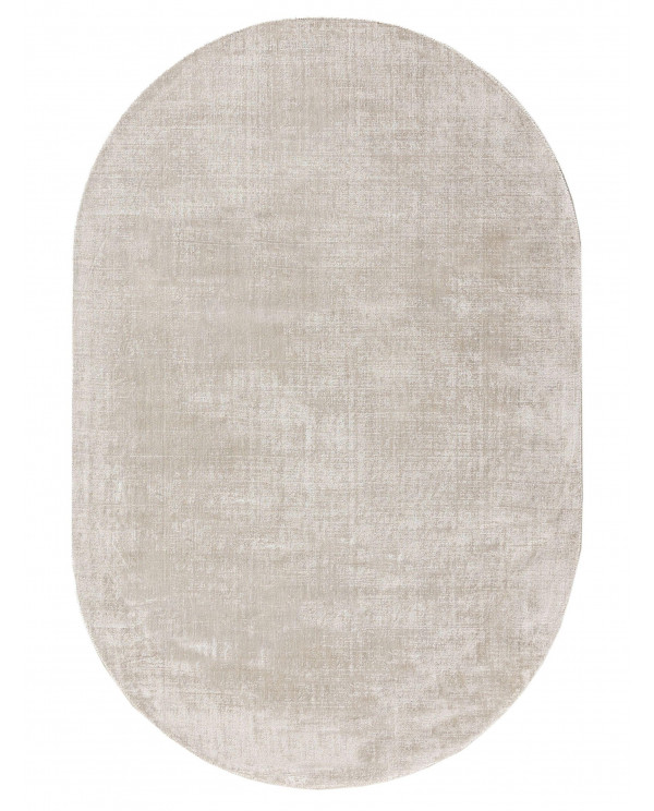 Viskozinis Kilimas Oval Nova šviesiai pilka 150x230 cm paveikslėlis 1